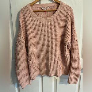 🌷NoBo Sweater pearls pink color